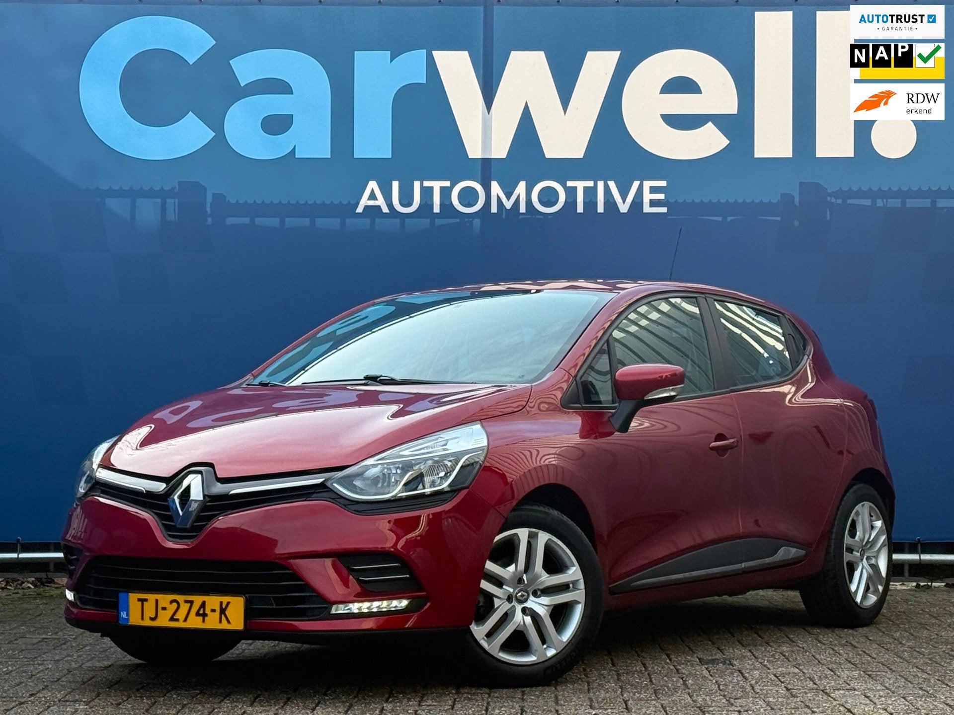 Renault Clio 0.9 TCe Zen 2e Eigenaar,Trekhaak,Airco,Navi,Cru, Auto's, Voorwielaandrijving, Gebruikt, 49 €/maand, Origineel Nederlands