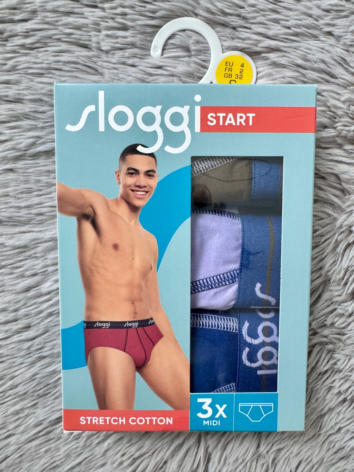 Sloggi Start Midi slips - 3-pack stretch katoen, Kleding | Heren, Ophalen of Verzenden, Meerkleurig, Slip