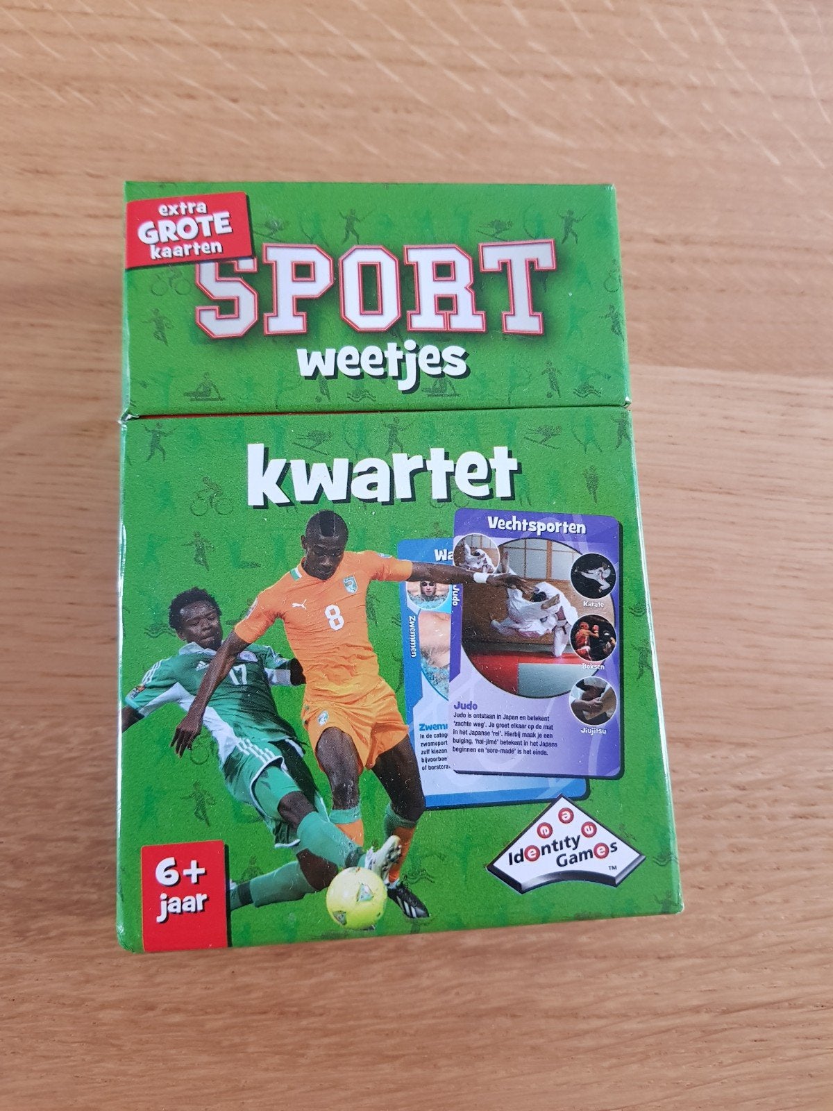 Sport weetjes kwartet, Hobby en Vrije tijd, Gezelschapsspellen | Kaartspellen, Een of twee spelers, Ophalen of Verzenden, Zo goed als nieuw