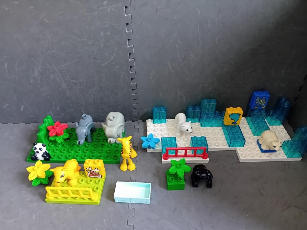 Lego Duplo dierentuin dieren, Kinderen en Baby's, Speelgoed | Duplo en Lego, Inclusief minifiguren, Gebruikt, ., Ophalen of Verzenden
