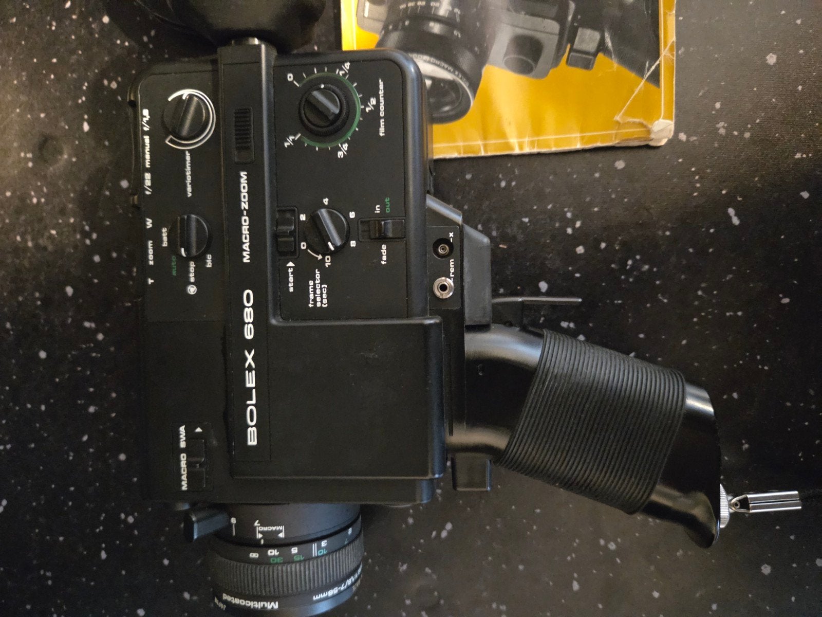 Bolex Macro-Zoom 680 Super 8 Camera met Vivitar lens, Ophalen of Verzenden, 8mm, Camera