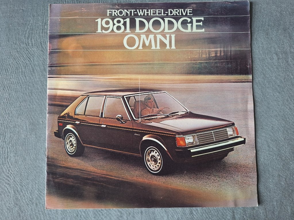 Brochure DODGE OMNI - 1981 USA, Verzenden, Gelezen, Overige merken