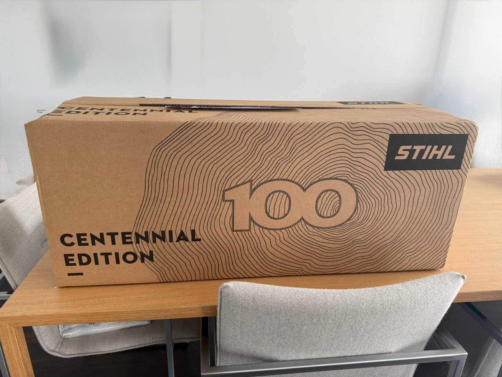 Stihl LIMITED EDITION MS 500i CENTENNIAL, Ophalen, 70 mm of meer, Kettingzaag, Nieuw