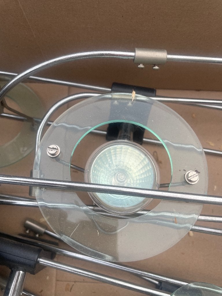 Lamp met spotjes gratis af te halen, Ophalen, Metaal