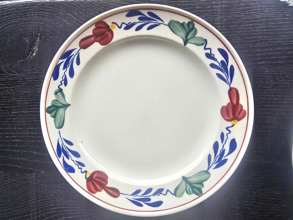 2 Boerenbont borden 24 cm, Ophalen