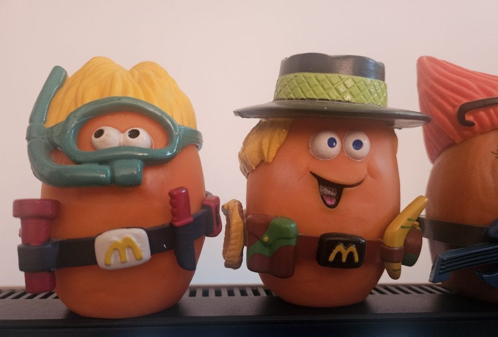Vintage macdonalds speelgoed, Ophalen of Verzenden, Gebruikt