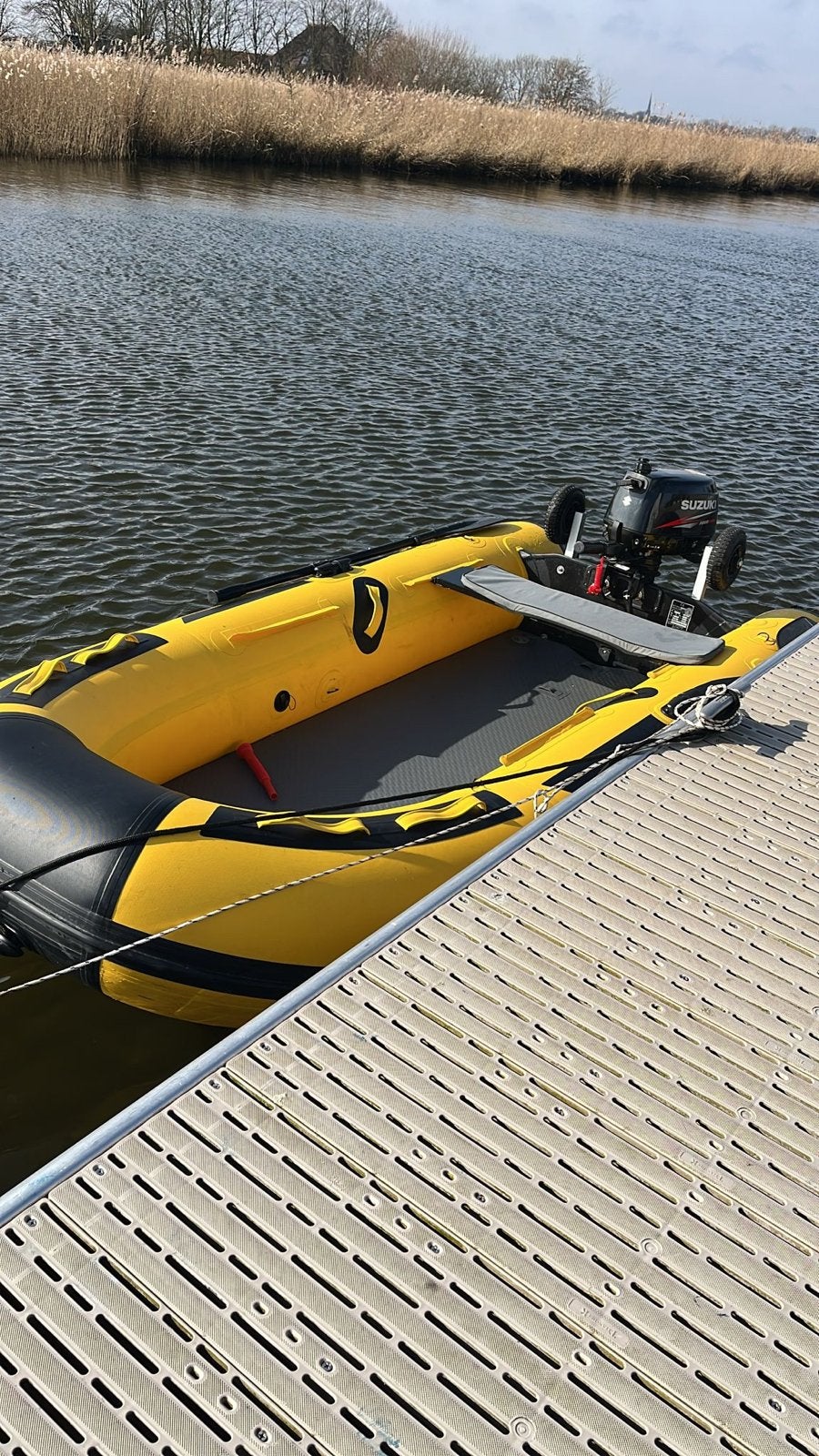 Astromar RIB met Suzuki 5 pk buitenboordmotor, Watersport en Boten, Rubberboten, Ophalen, Inclusief motor, PVC, 5 pk
