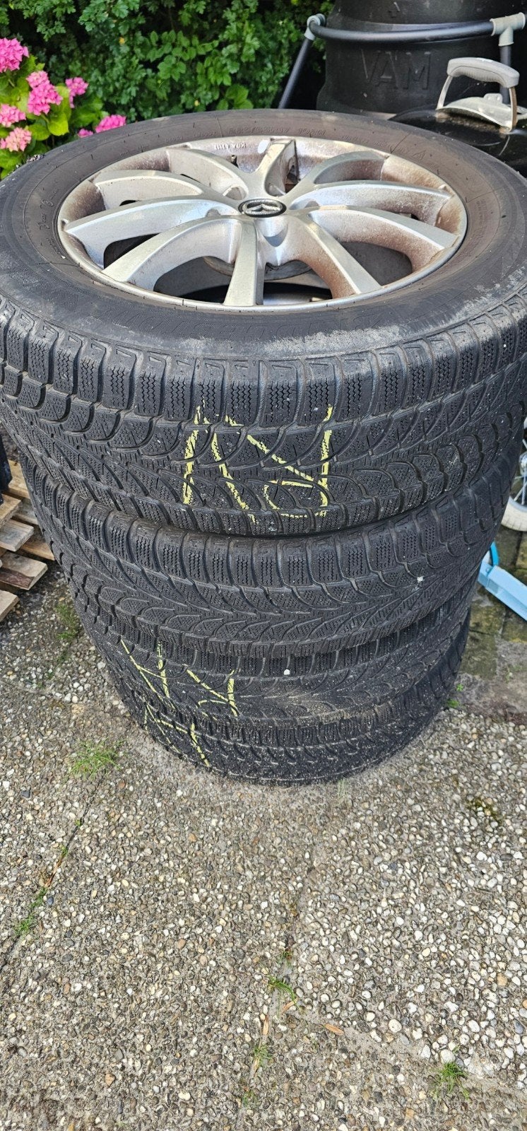 Mazda winterbanden set, Auto-onderdelen, Ophalen, Gebruikt, Mazda
