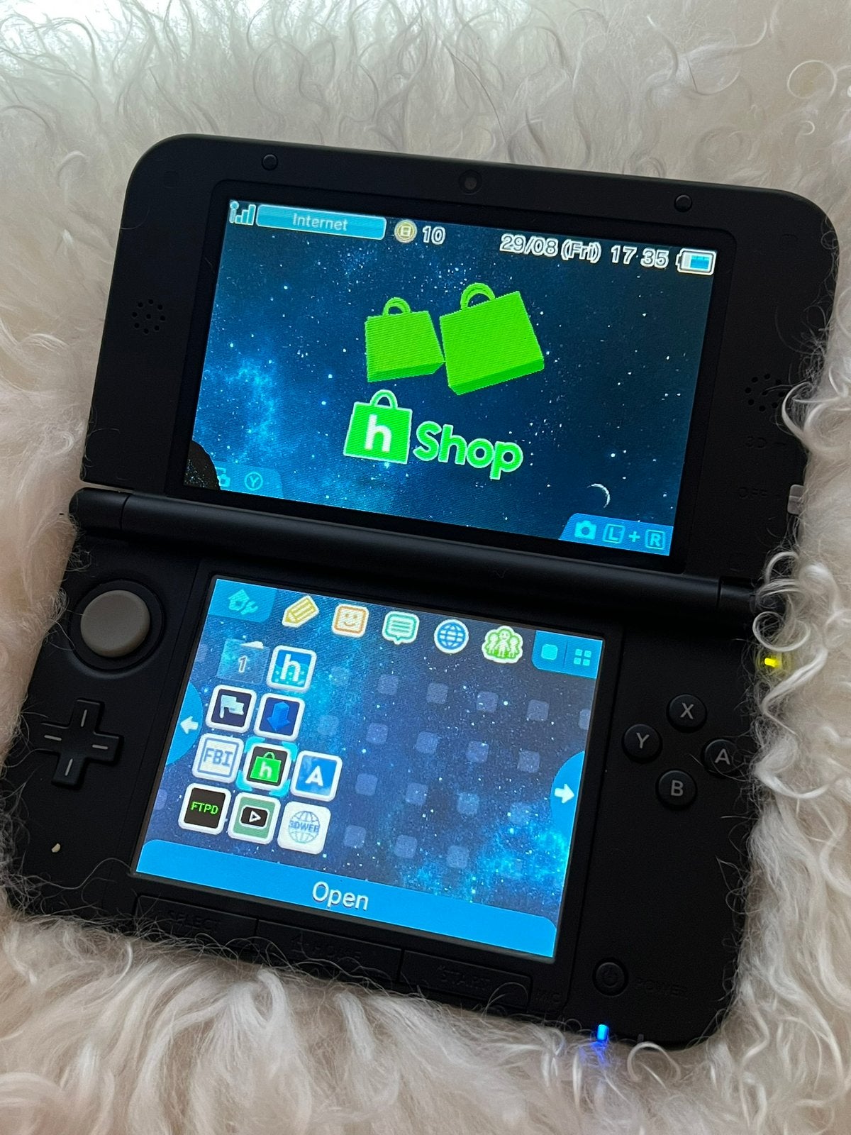 3DS XL blauw - incl. super veel games, Blauw, 3DS XL, Ophalen of Verzenden, Gebruikt