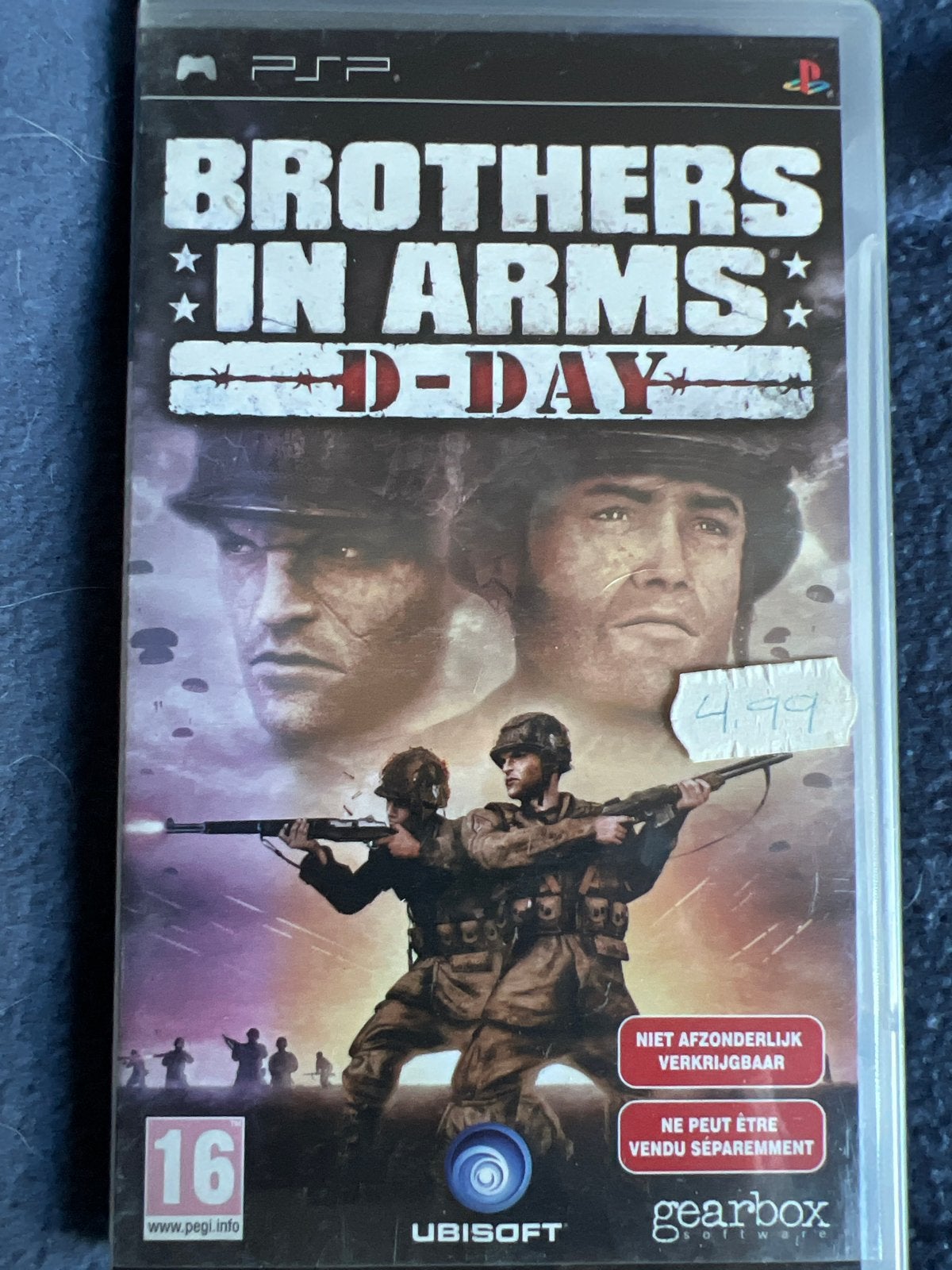 Brothers in Arms: D-Day PSP - Actiegame WOII, Spelcomputers en Games, Gebruikt, Shooter, 1 speler, Ophalen of Verzenden