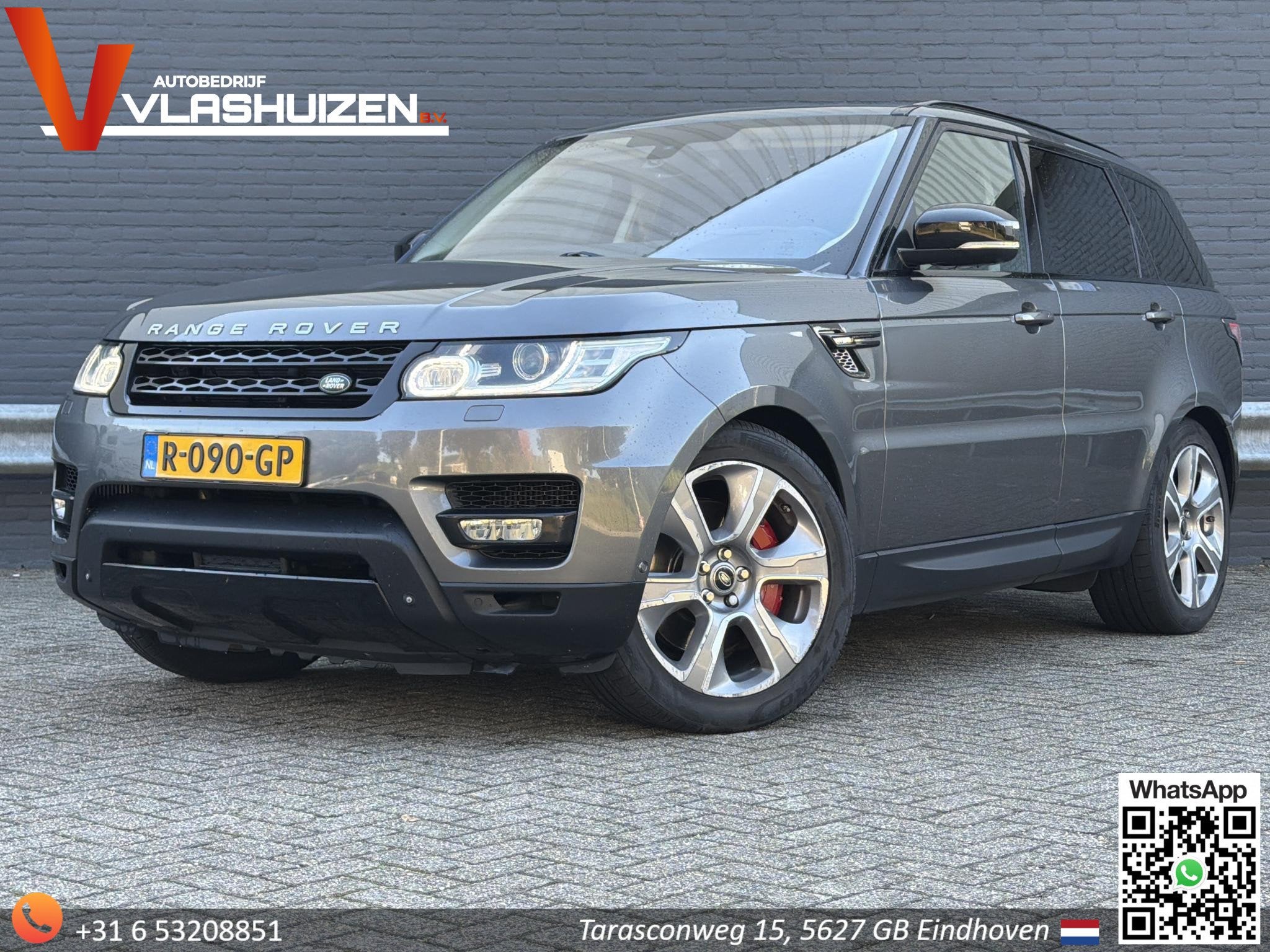 Land Rover Range Rover Sport 3.0 SDV6 Hybrid Autobiography D, Auto's, Automaat, Euro 5, Gebruikt, Zwart