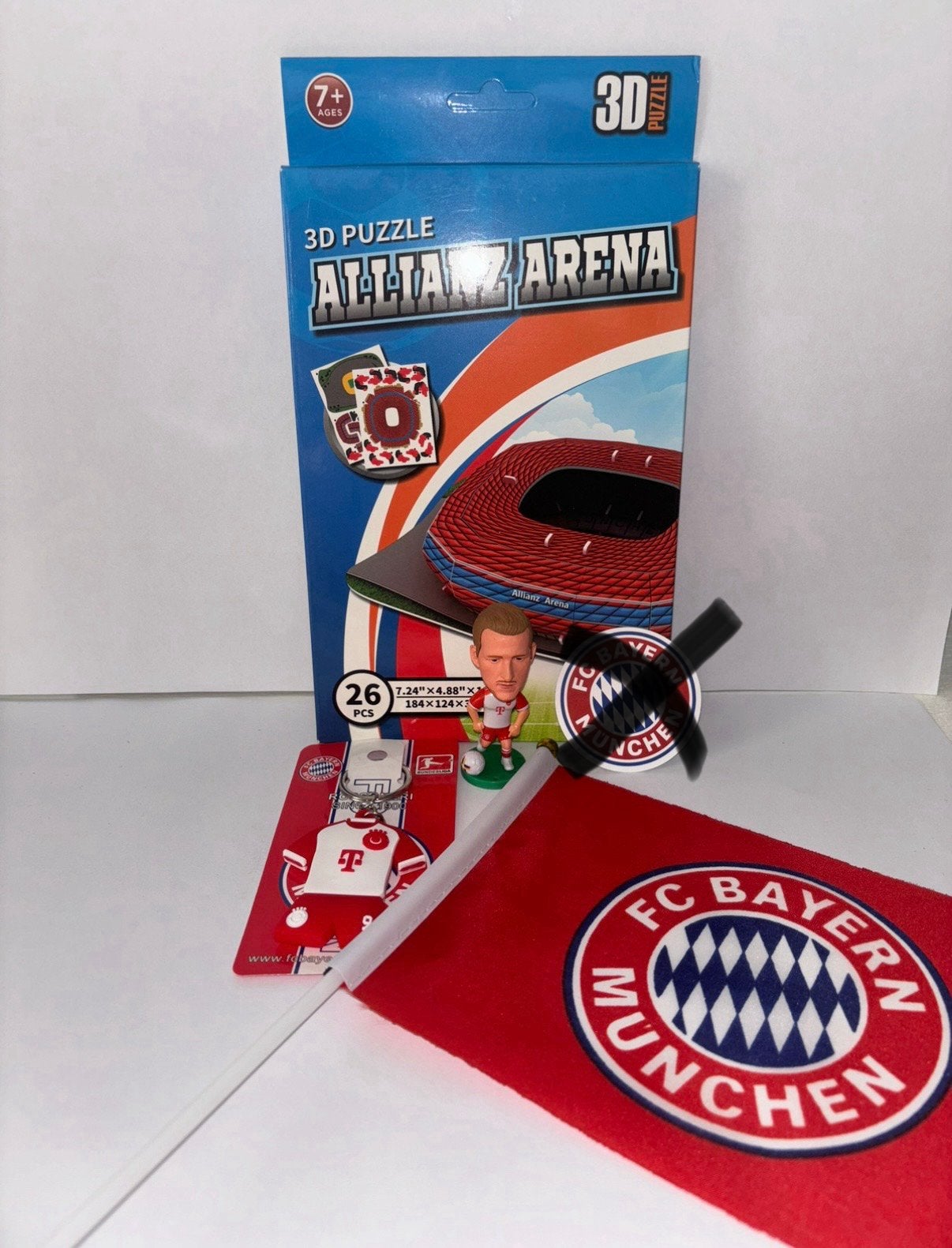 Bayern München club pakket, Ophalen of Verzenden, Nieuw, Buitenlandse clubs, Beeldje of Poppetje
