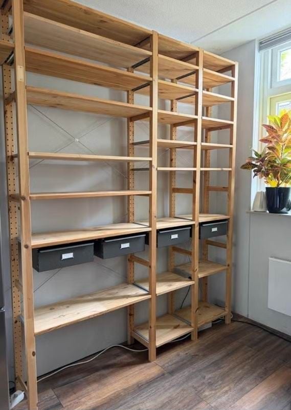 35 IVAR planken 42x30 42x50 voor vakkenkasten, Ophalen, Gebruikt