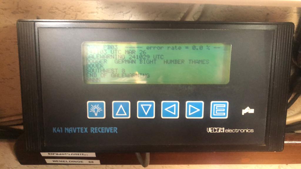 NAVTEX K41 VHF Receiver, Watersport en Boten, Ophalen of Verzenden, Zo goed als nieuw, Communicatie