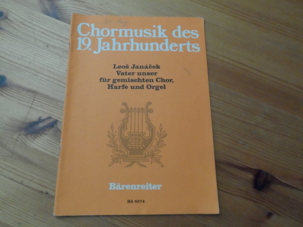 Leos janacek, Muziek en Instrumenten, Bladmuziek, Gebruikt, Koor, Ophalen of Verzenden, Artiest of Componist