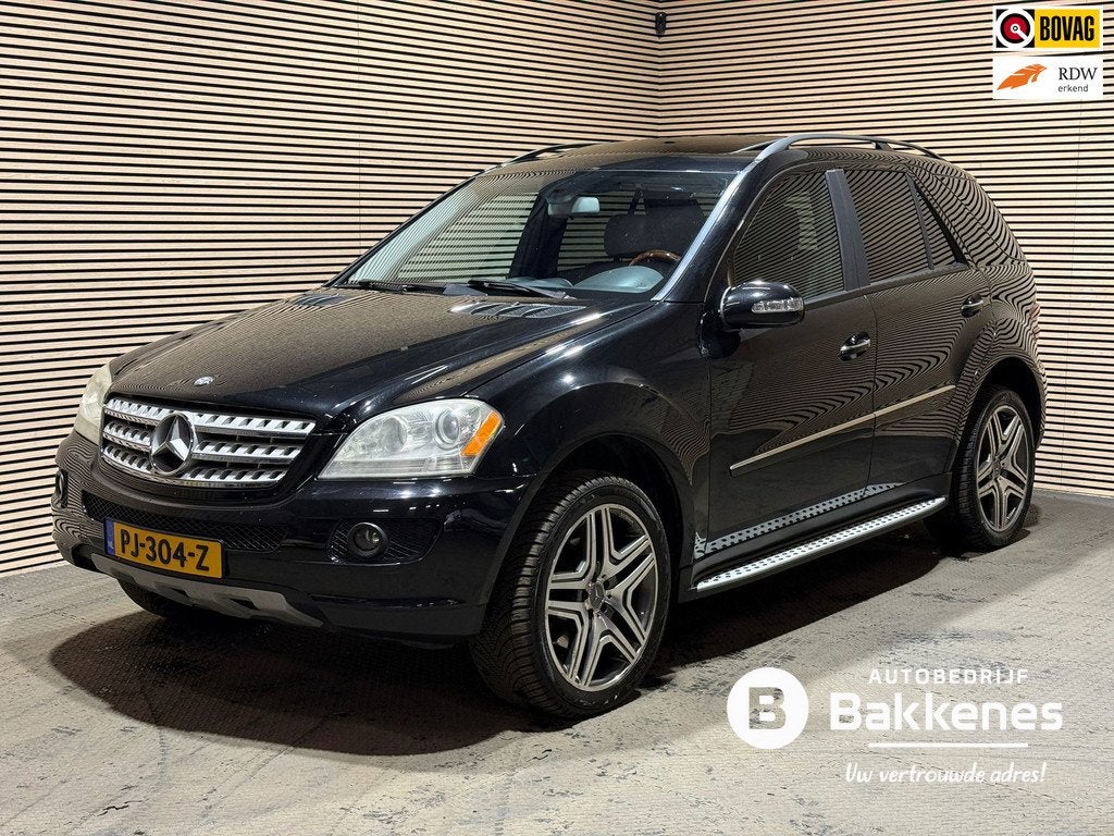Mercedes-Benz M-klasse 350 | Automaat | Leder | Dakje | Trek, Auto's, Mercedes-Benz, Automaat, Gebruikt, Zwart, Zwart