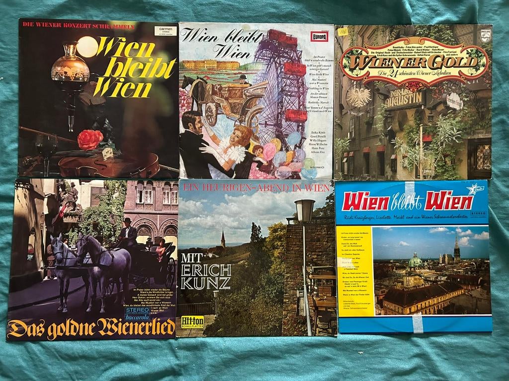 10 LP's Wenen (ook per stuk te koop), Ophalen of Verzenden, Gebruikt, 12 inch, Wereldmuziek