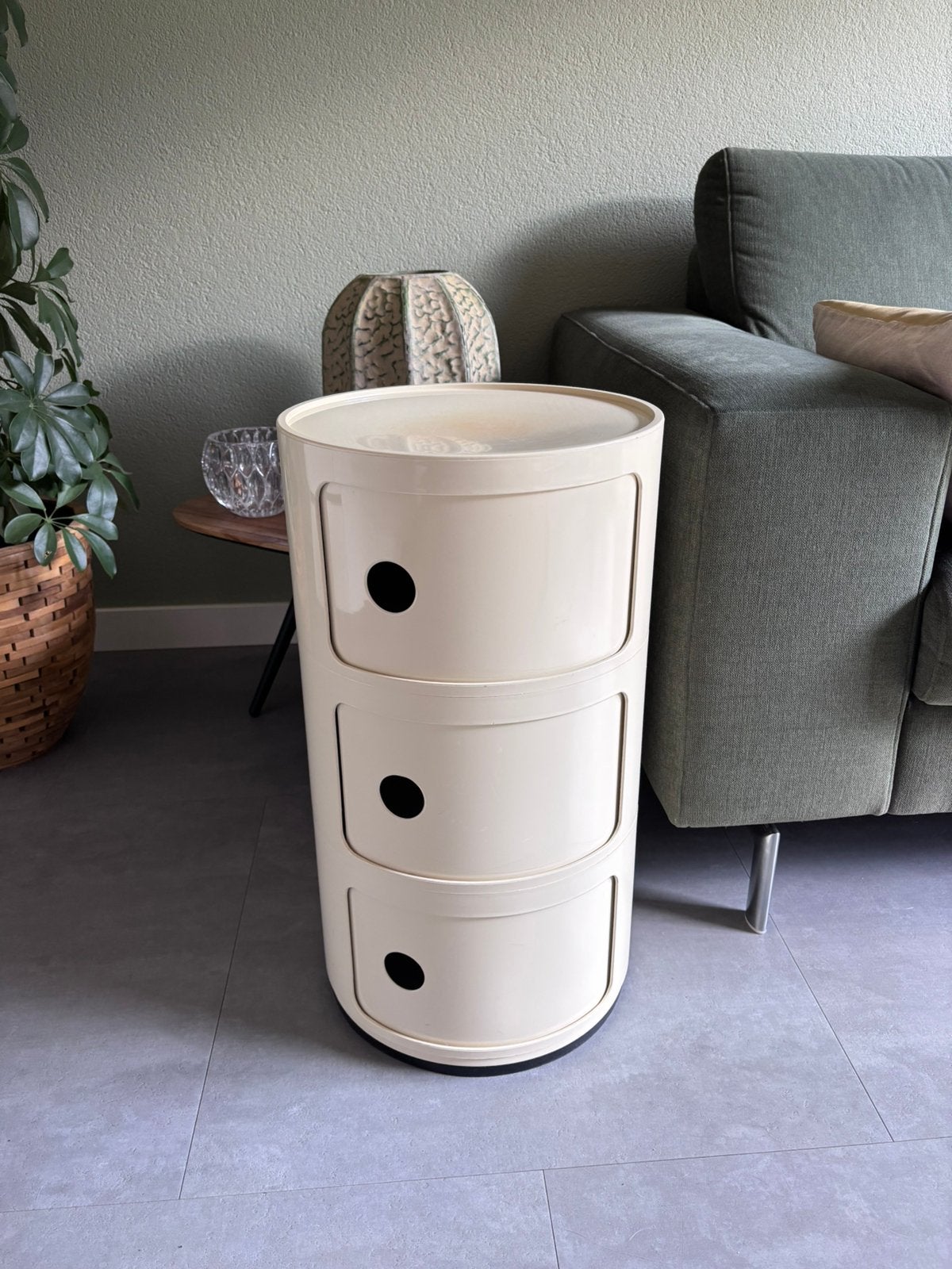Kartell Componibili, vintage opbergkastje, Ophalen, Kunststof, Gebruikt, Minder dan 45 cm