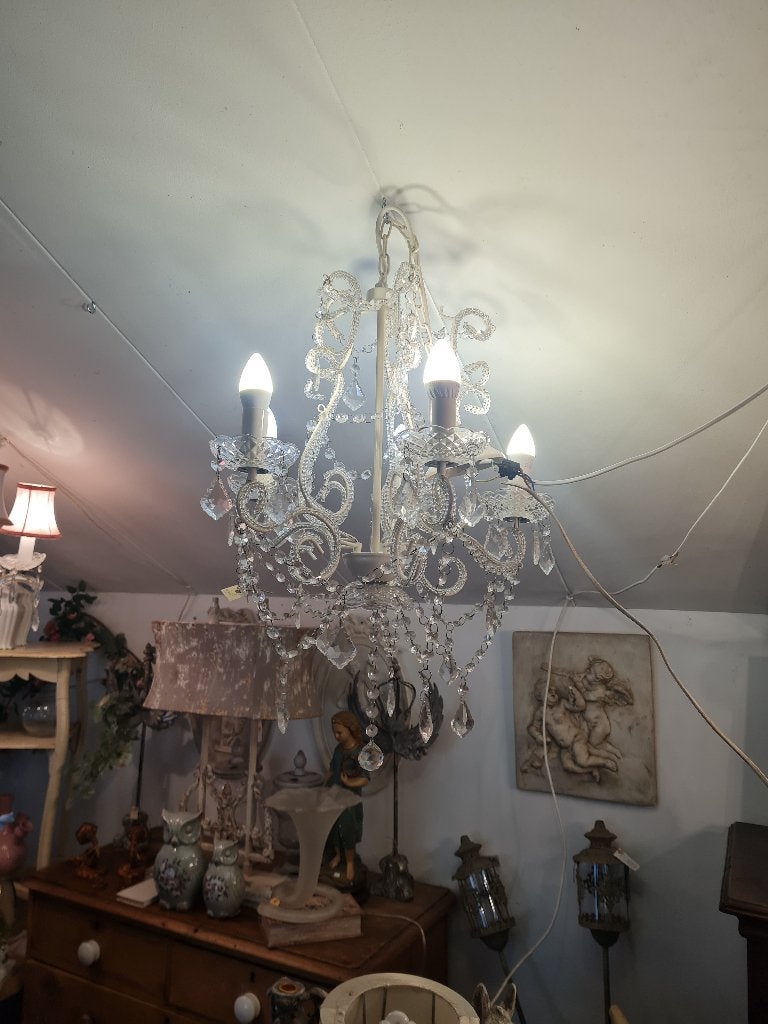 Old look kroonluchter, Heikant 21 Kaatsheuvel, Belle Vieille Brocante, Ophalen of Verzenden, Zo goed als nieuw