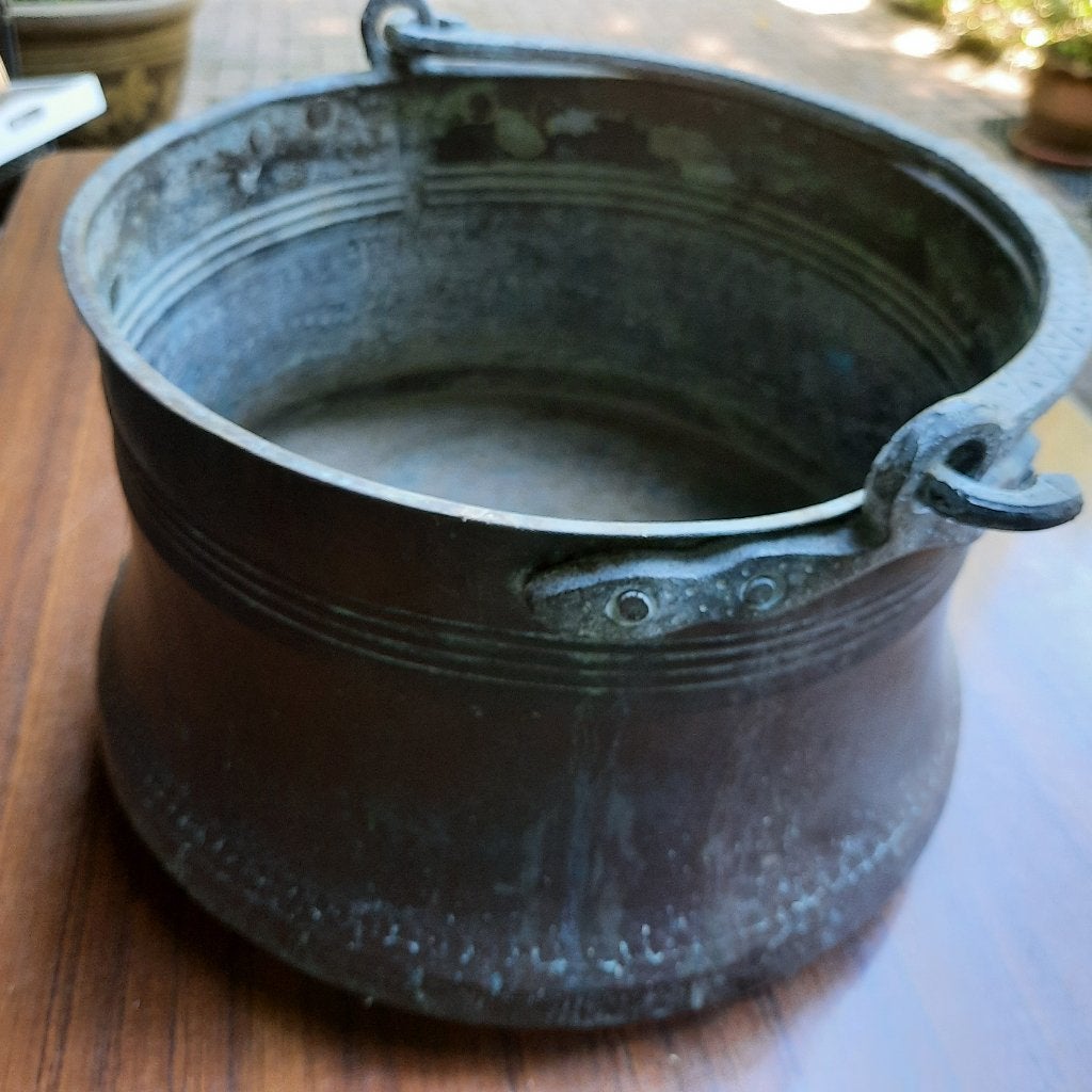 TE KOOP, Prachtige echte koperen ketel, Ophalen, Koper
