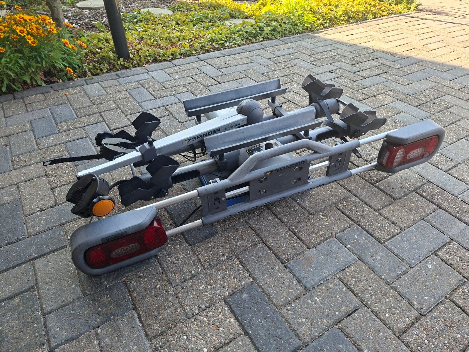 Spinder Eagle fietsendrager voor 2 elektrische fietsen, Ophalen, Gebruikt, 2 fietsen, Trekhaakdrager