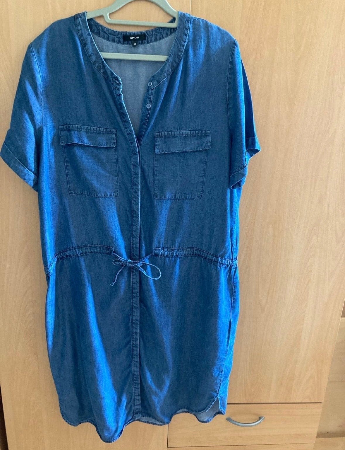 Opus jeans jurk zachte kwaliteit maat 44, Maat 42/44 (L), Zo goed als nieuw, Knielengte, Verzenden