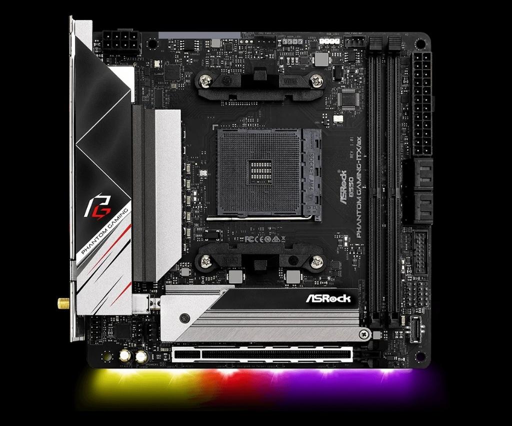 ASROCK B550 PHANTOM GAMING-ITX Moederbord met Socket AM4, Computers en Software, Moederborden, Ophalen of Verzenden, Gebruikt