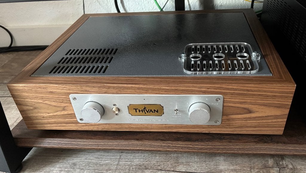 Thivan Labs P10 Tube Phono + ST-10 MC Step-Up Transformator, Ophalen of Verzenden, Buis of Buizen