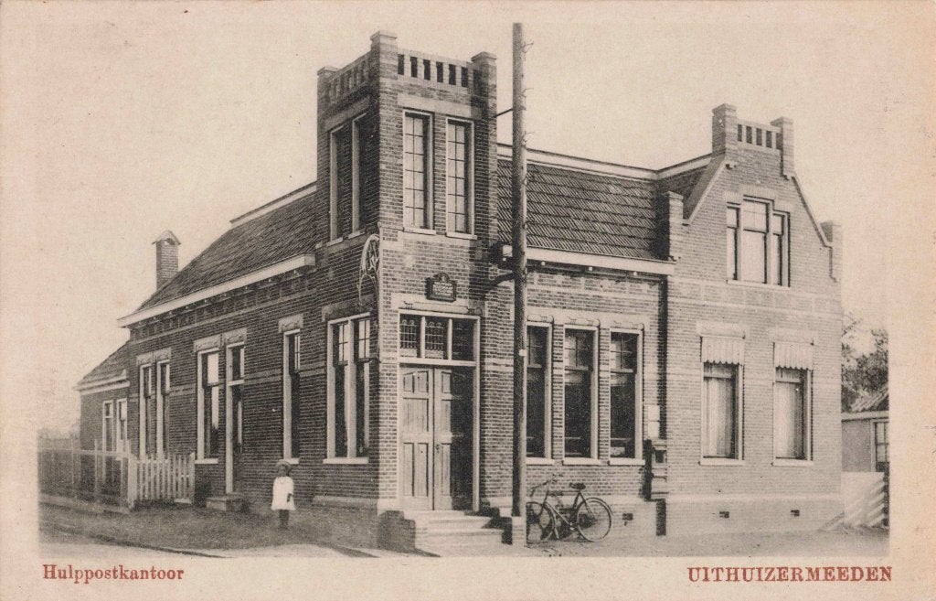 Uithuizermeeden Hulppostkantoor B3409, Ophalen, 1920 tot 1940, Gelopen, Groningen