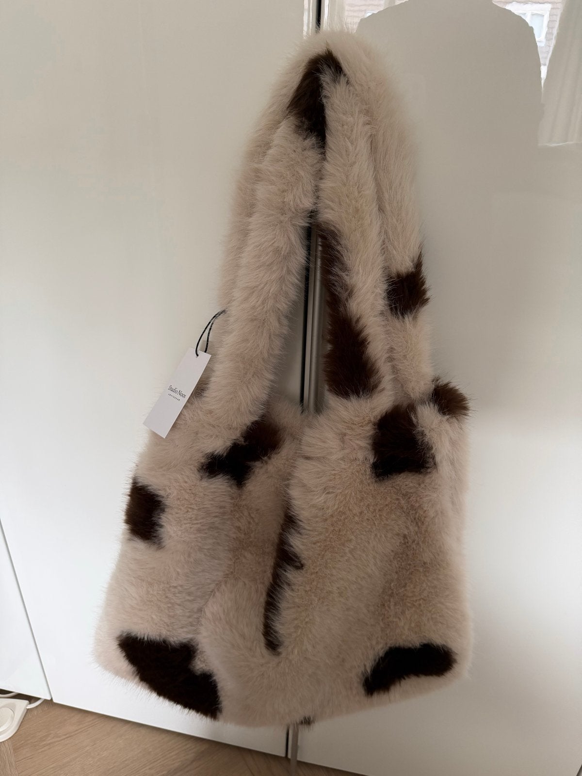 Studio Noos teddy shopper tas - Nieuw met kaartje, Ophalen of Verzenden, Nieuw, Beige, Shopper