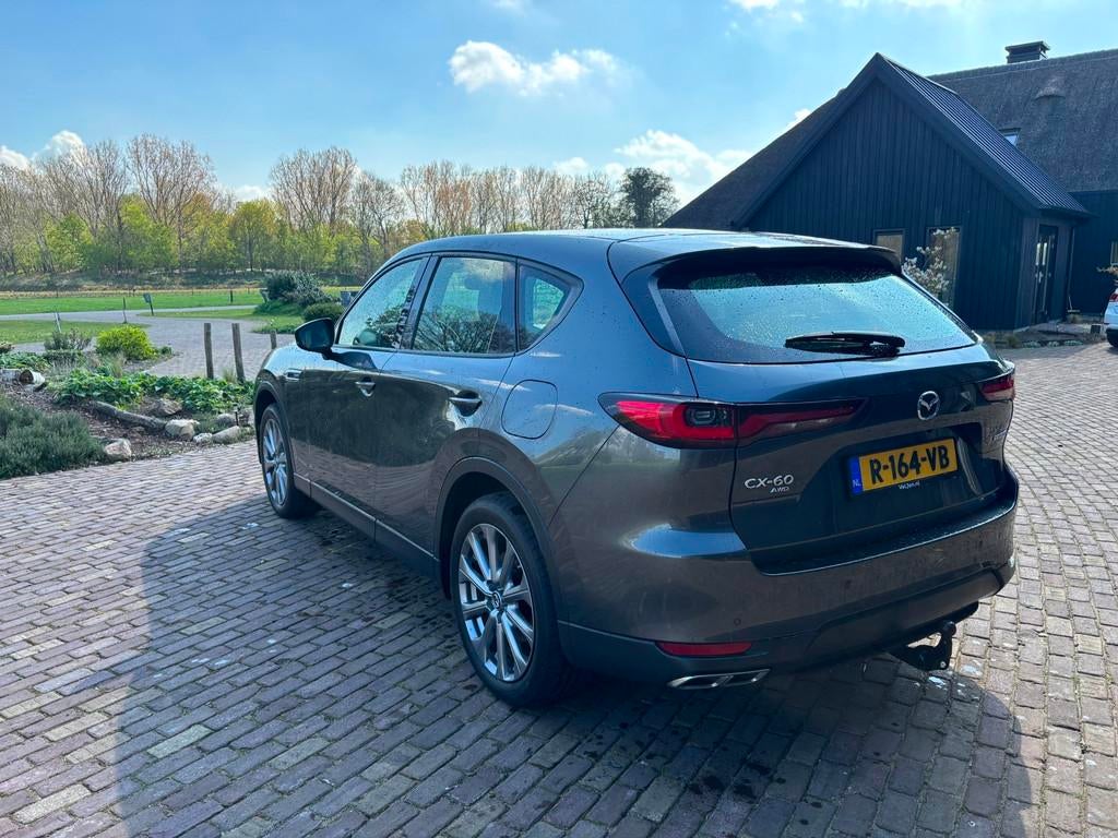 Mazda CX-60 2.5 e-SkyActiv PHEV Exclusive-Line,LEER.NAVIGATI, Auto's, Automaat, Gebruikt, 2500 kg, Bedrijf