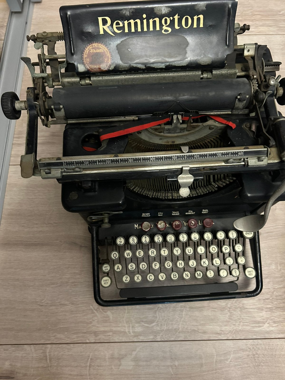 Remington typemachine model 12, Diversen, Typemachines, Ophalen, Gebruikt