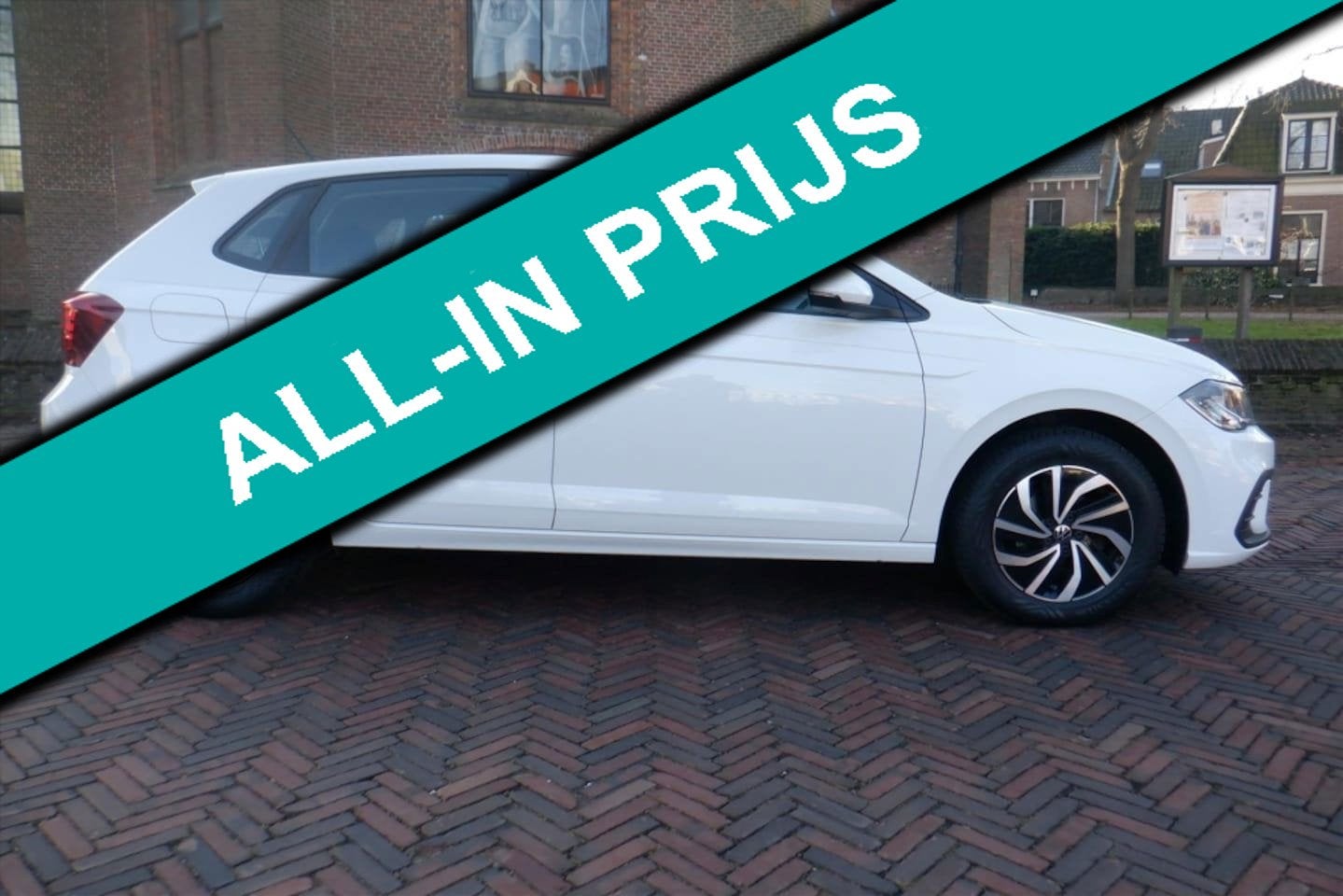 Volkswagen Polo 1.0 TSI Life, Dealer onderhouden, Stof, Gebruikt, Origineel Nederlands