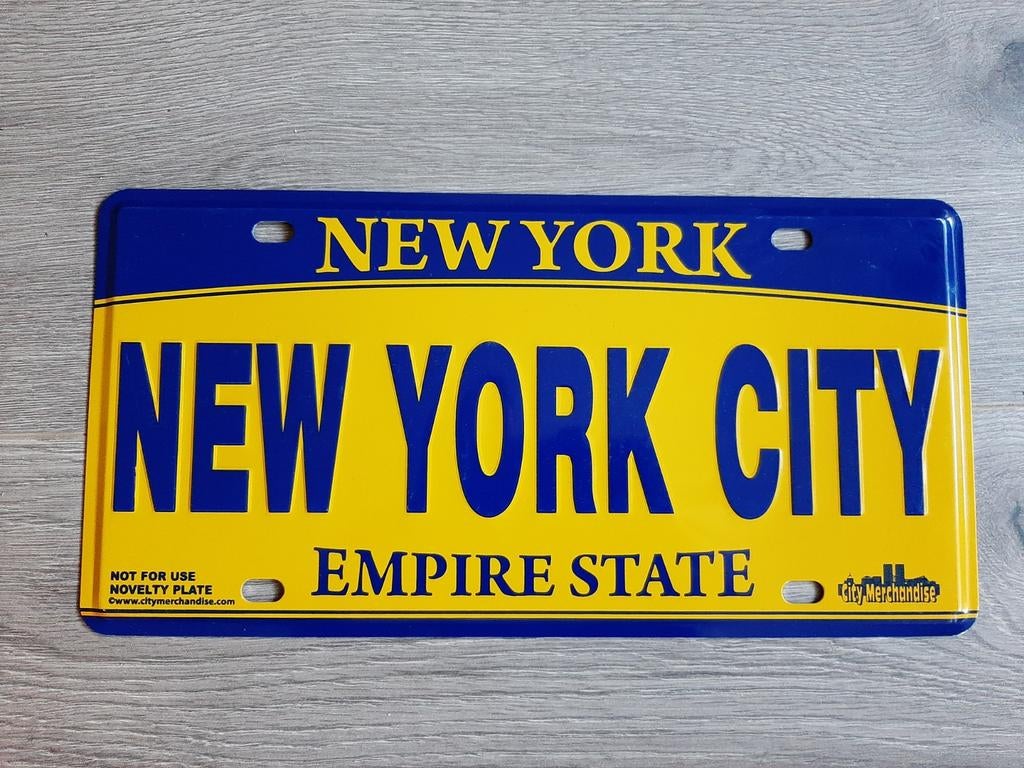 New York City Kentekenplaat De Empire State, Ophalen of Verzenden