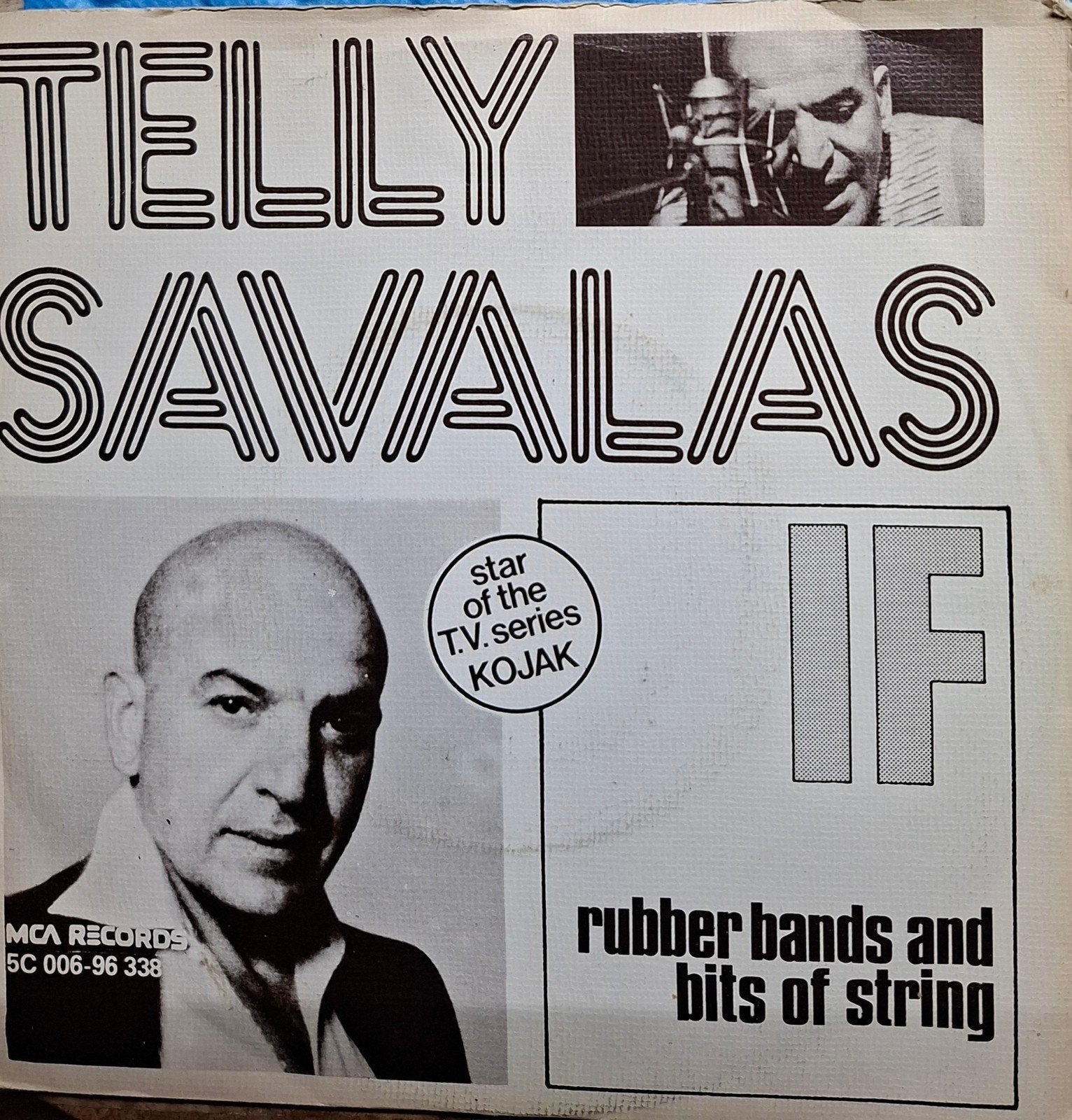 Telly Savalas - If / Rubber Bands and Bits of String Single, Cd's en Dvd's, Gebruikt, 7 inch, Single, Ophalen of Verzenden