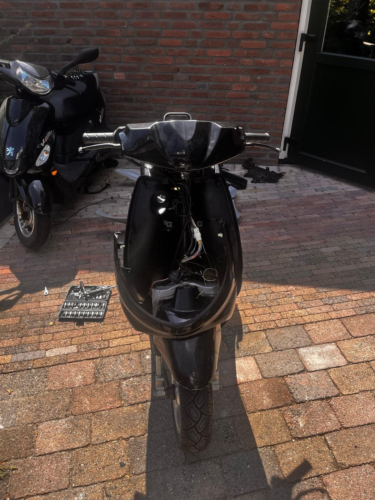 Project scooter - Mooi blok, mist uitlaat en contactslot, Ophalen, Gebruikt