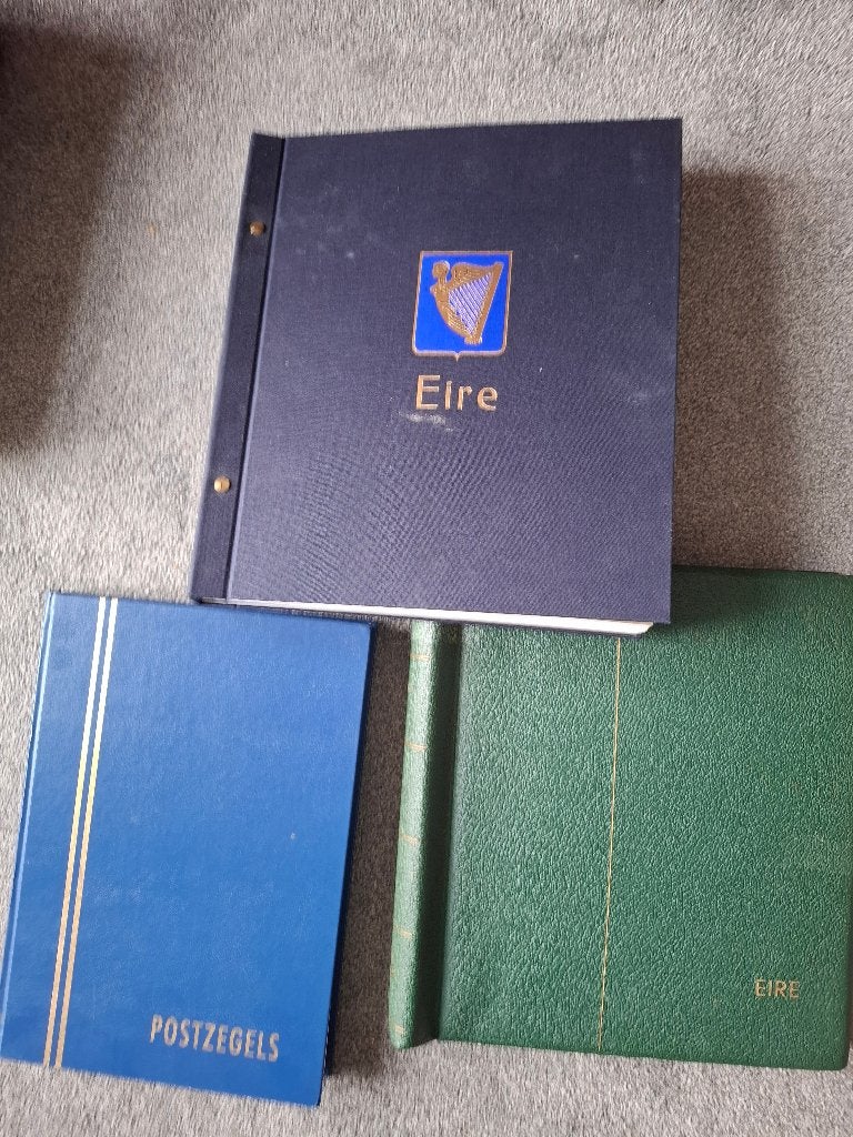Postzegels Ierland in Davo Leuchtturm en album (Adv 1 van 3), Postzegels en Munten, Ophalen of Verzenden, Buitenland