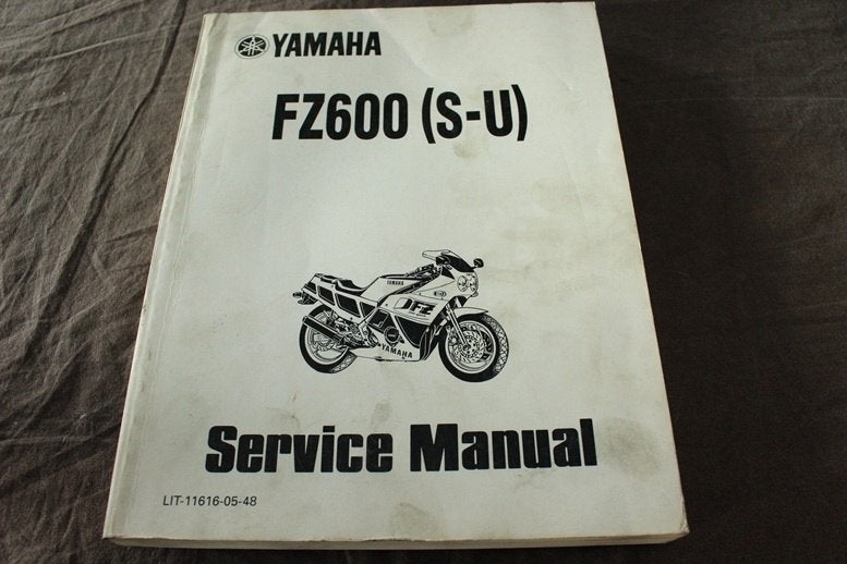 Yamaha FZ600 S-U 1990 motorcycle service manual FZ 600, Ophalen of Verzenden, Yamaha