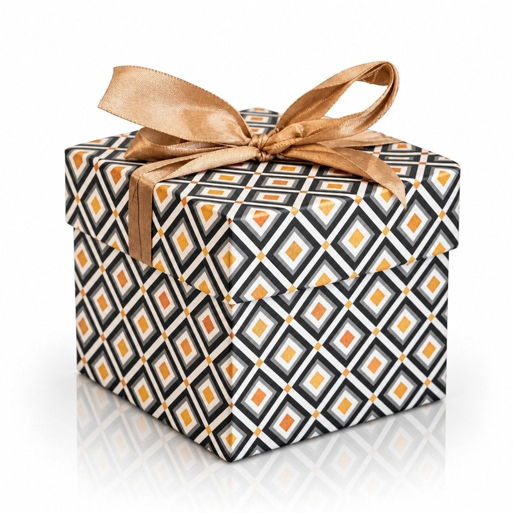 Partij geschenkdozen met ruitpatroon 10,5cm, NHP International, Ophalen of Verzenden, Papier of Karton, Info@nhp-international.com