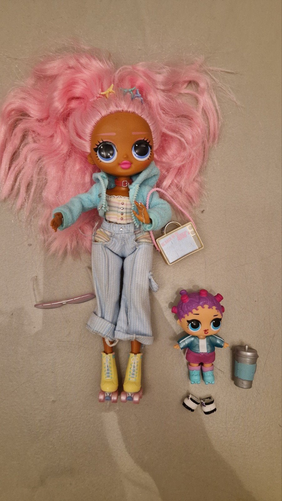 LOL Surprise OMG pop groot en klein - Nette staat, Ophalen of Verzenden, Gebruikt, Overige typen