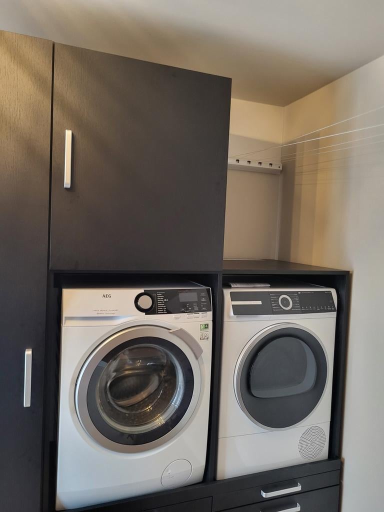 Bovenkast Wasmachine Kast Ebene Zwart. Nieuw in doos., Witgoed en Apparatuur, Wasmachines, Ophalen, Nieuw, 1200 tot 1600 toeren