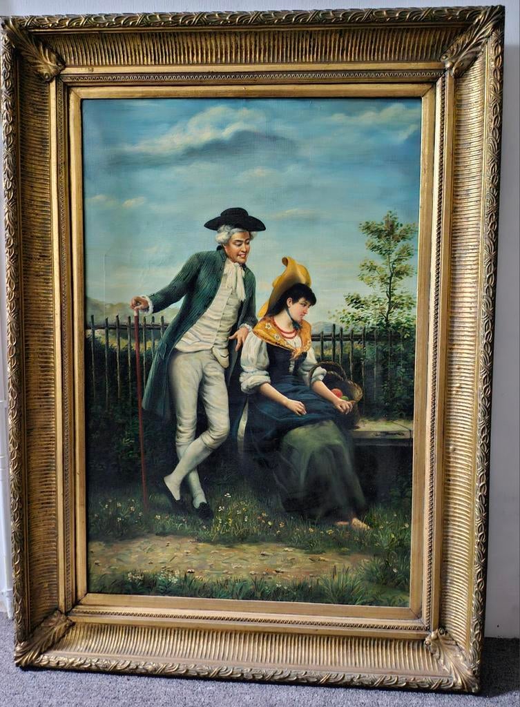 Klassiek schilderij, Ophalen of Verzenden