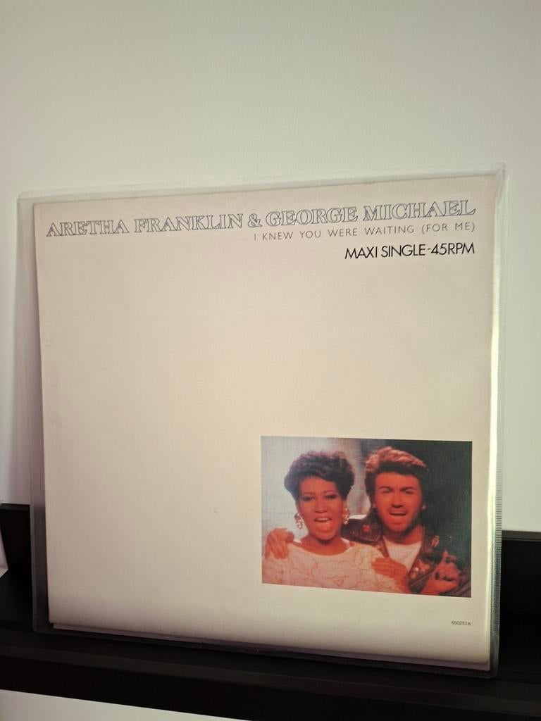 Aretha Franklin & George Michael - I Knew You Were Waiting, Gebruikt, Ophalen of Verzenden, Pop, 12 inch