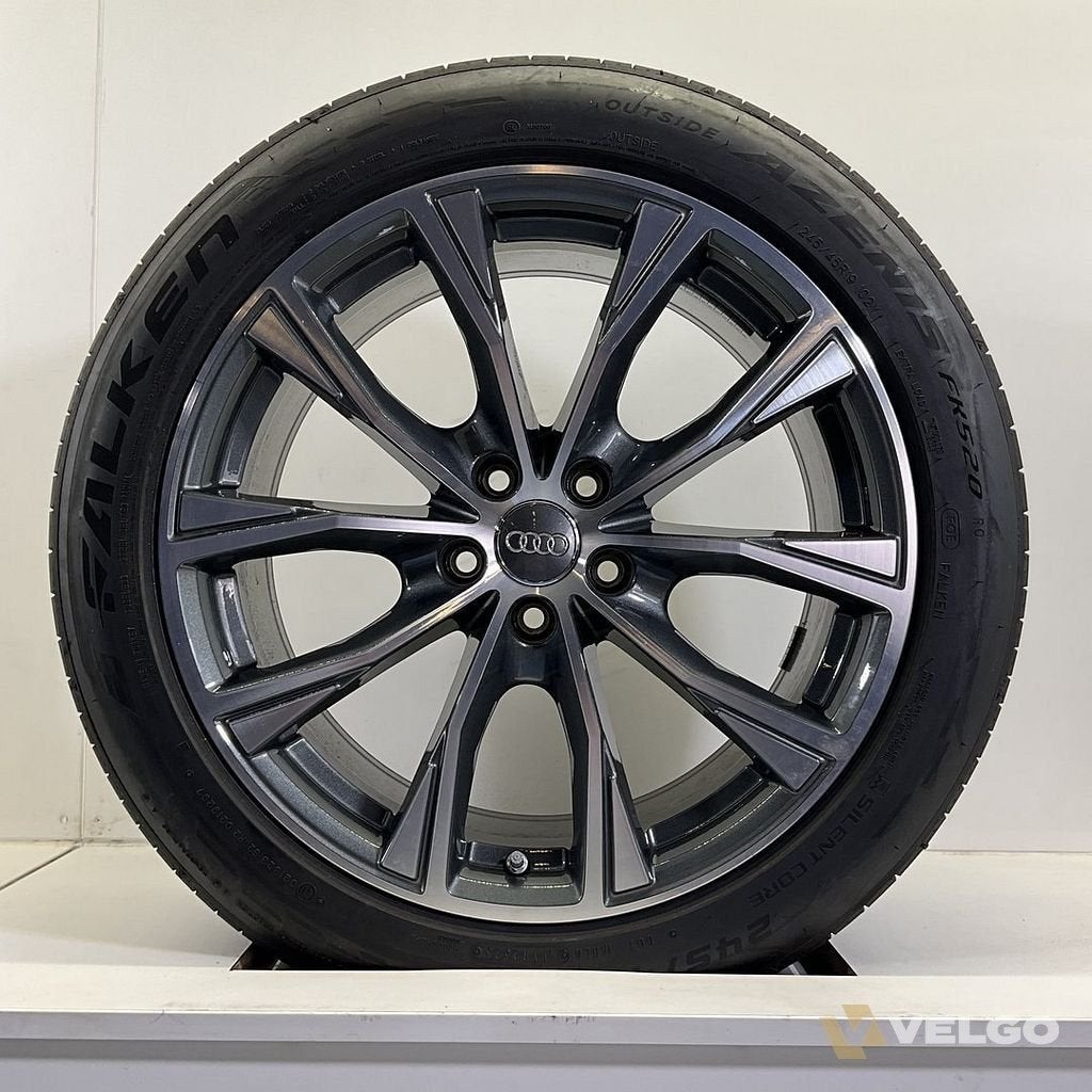 AUDI A4 S4 B9 A6 S6 C8 SET VELGEN + ZOMERBANDEN 19 INCH, -, -, Banden en Velgen, Ophalen of Verzenden