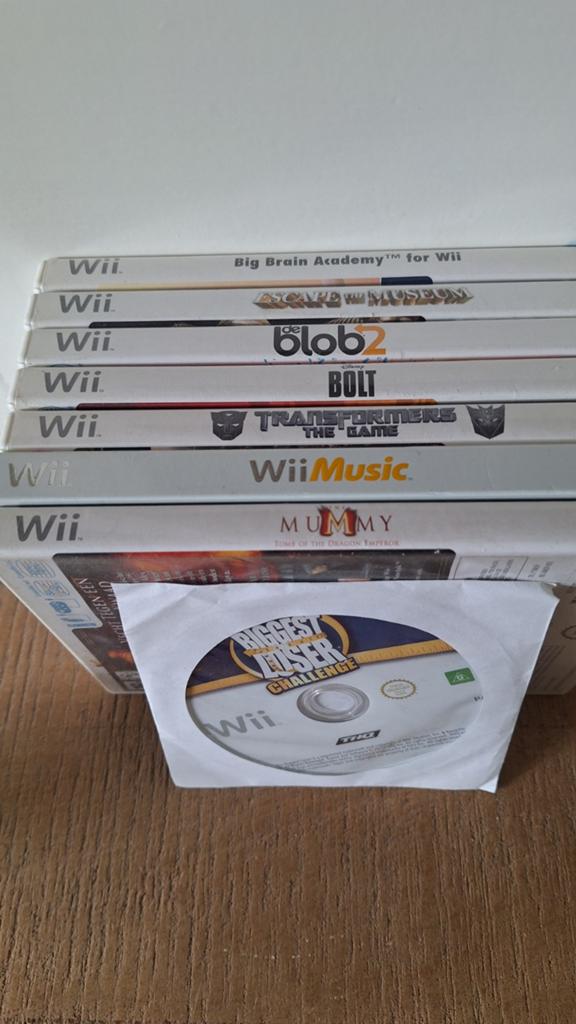 Wii Games Bundel: Actie, Muziek, Puzzel & Meer (8 stuks), Spelcomputers en Games, Games | Nintendo Wii, Gebruikt, Overige genres