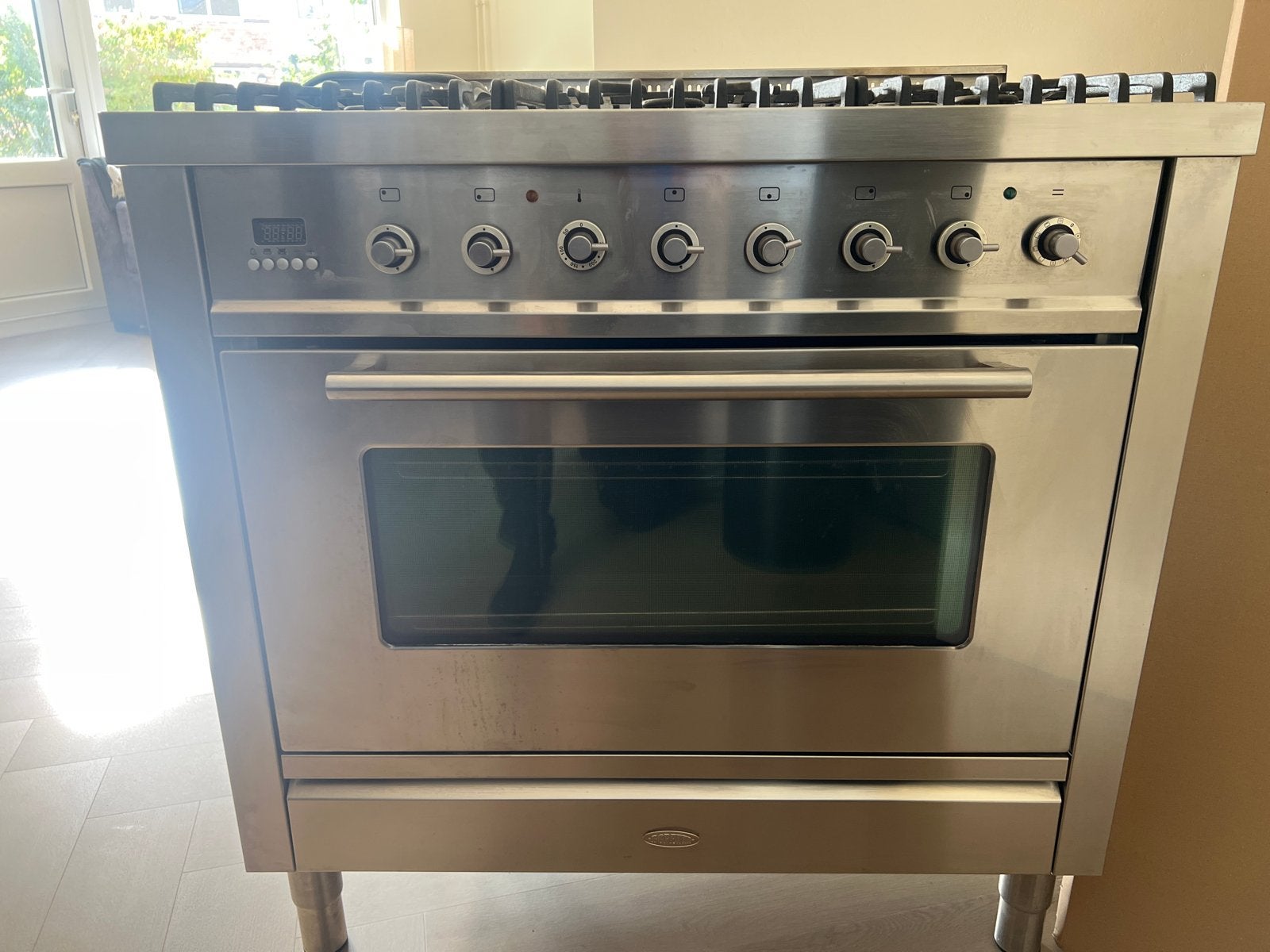 Boretti gasfornuis met oven - model VT96IX, Witgoed en Apparatuur, Ophalen, Gebruikt, 60 cm of meer, Gas
