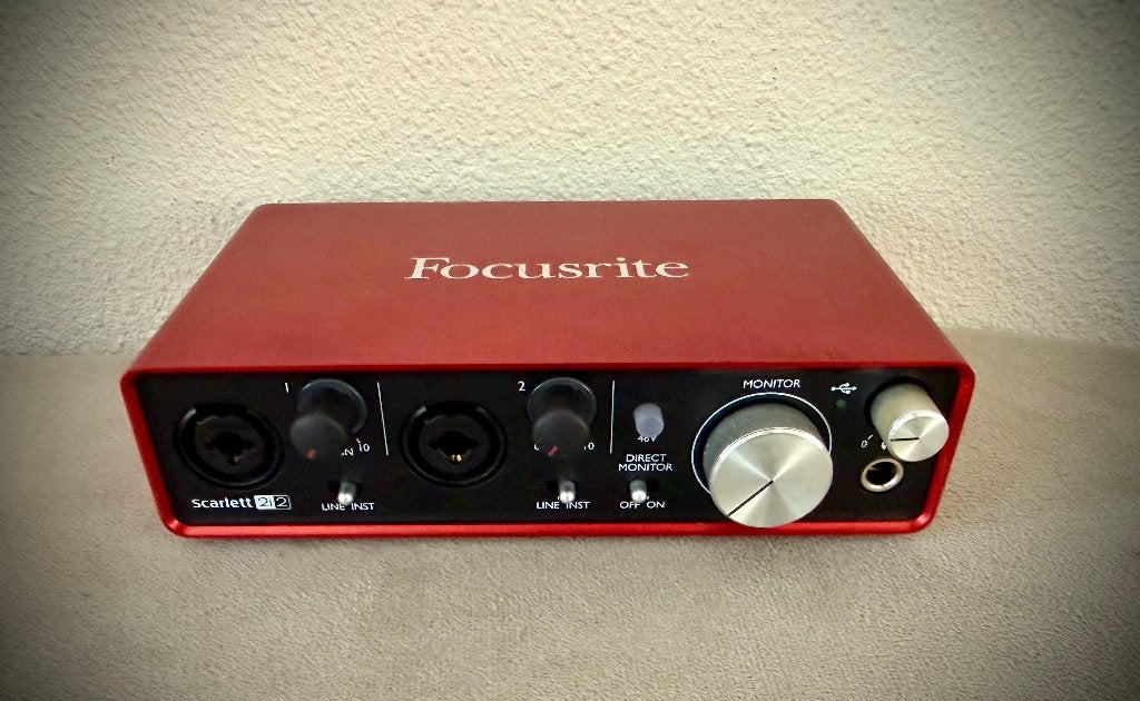 Focusrite Scarlet 2i2 audio interface 2nd gen, Computers en Software, Geluidskaarten, Zo goed als nieuw, Ophalen of Verzenden