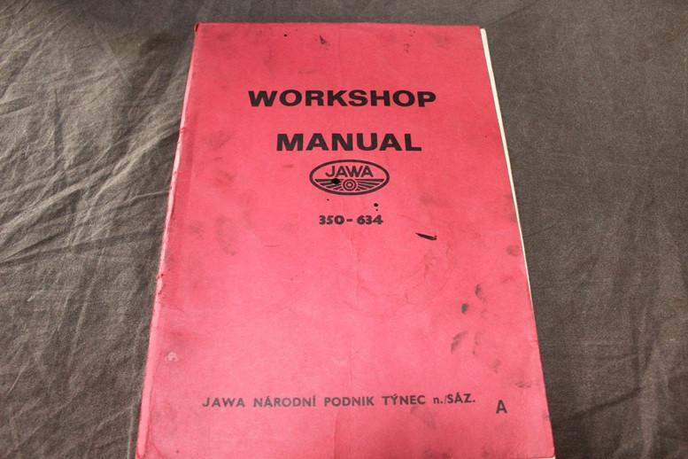 JAWA 350cc model 634 motorcycle workshop manual, Ophalen of Verzenden, Overige merken