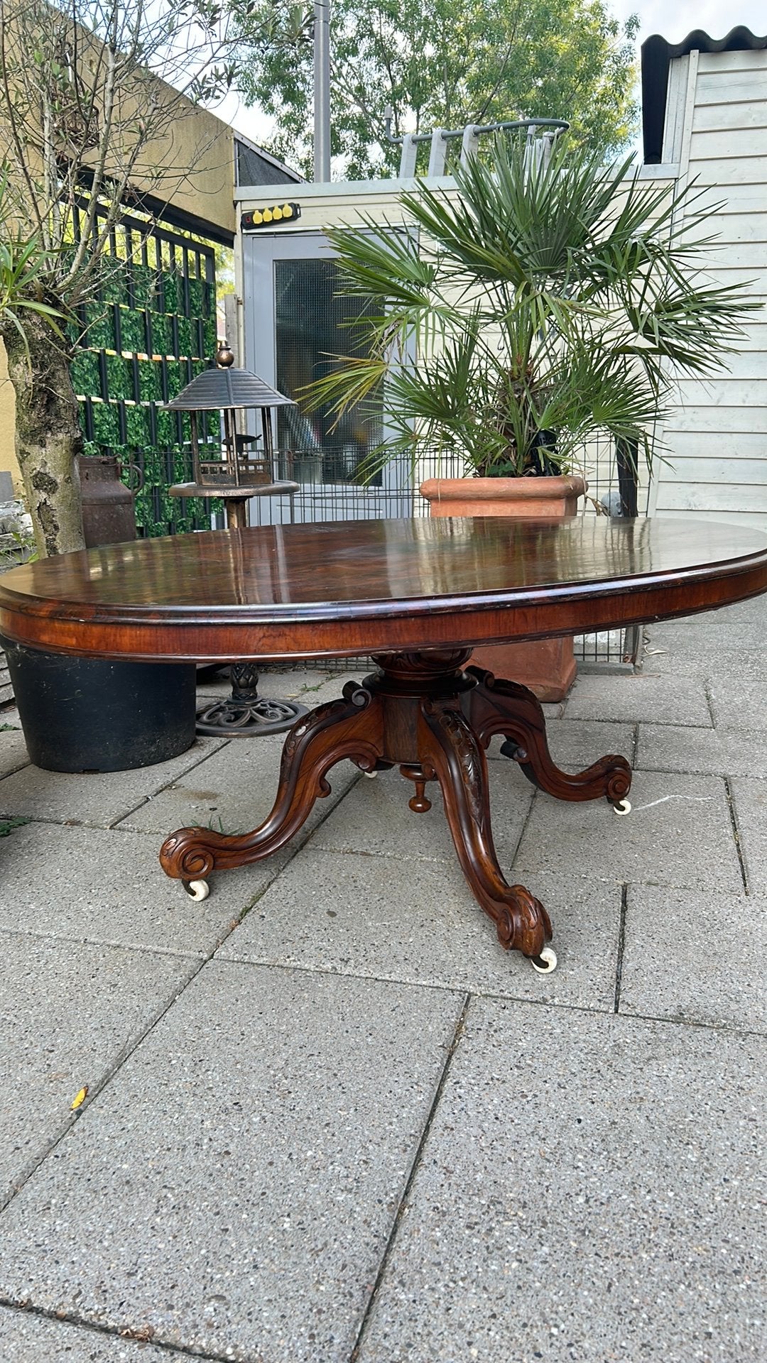 Victoriaanse Tilt-Top salontafel/ koffietafel mahoniehout, Antiek en Kunst, Antiek | Meubels | Tafels, Ophalen