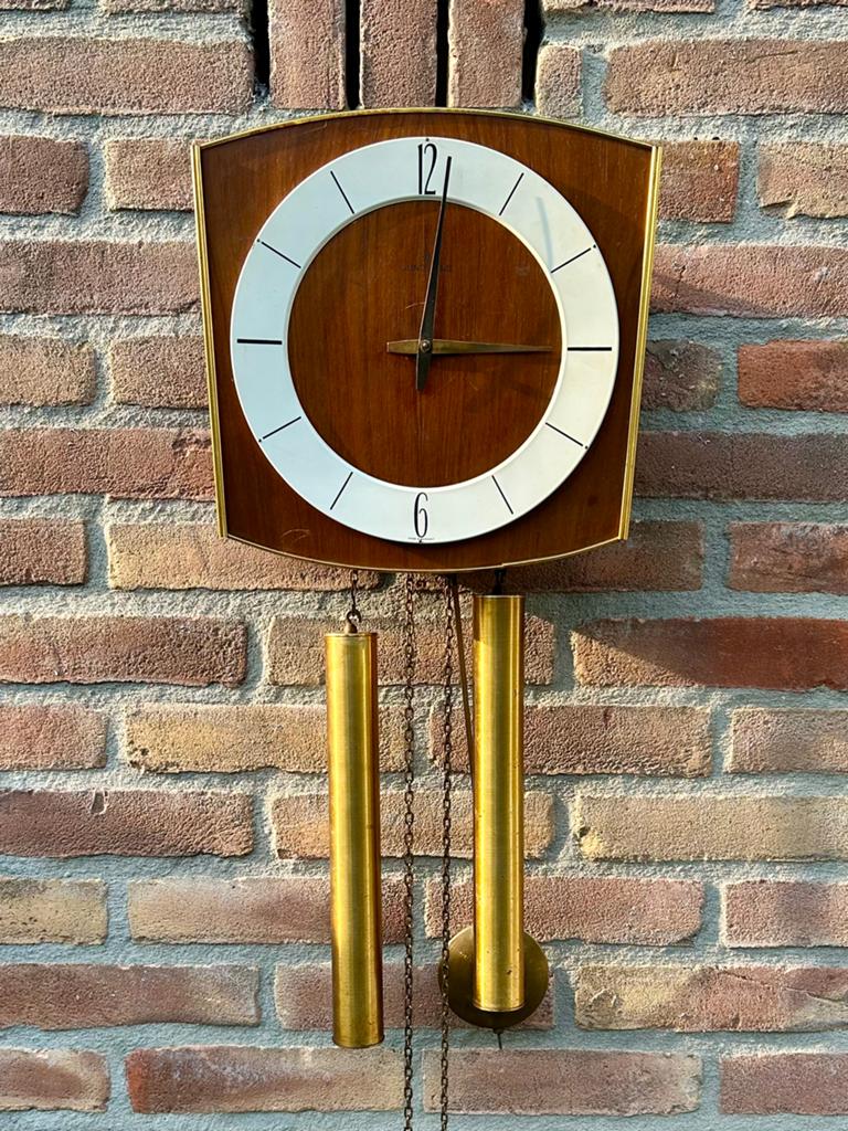 Junghans Deens design klok jaren 60, Antiek en Kunst, Ophalen of Verzenden